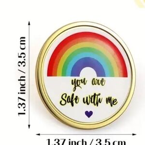 Rainbow Design Compact Mirror